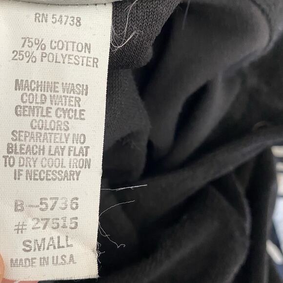 Vintage La Blanca Los Angeles Black Terrycloth Snap Nautical Crop Jacket small - Picture 6 of 7